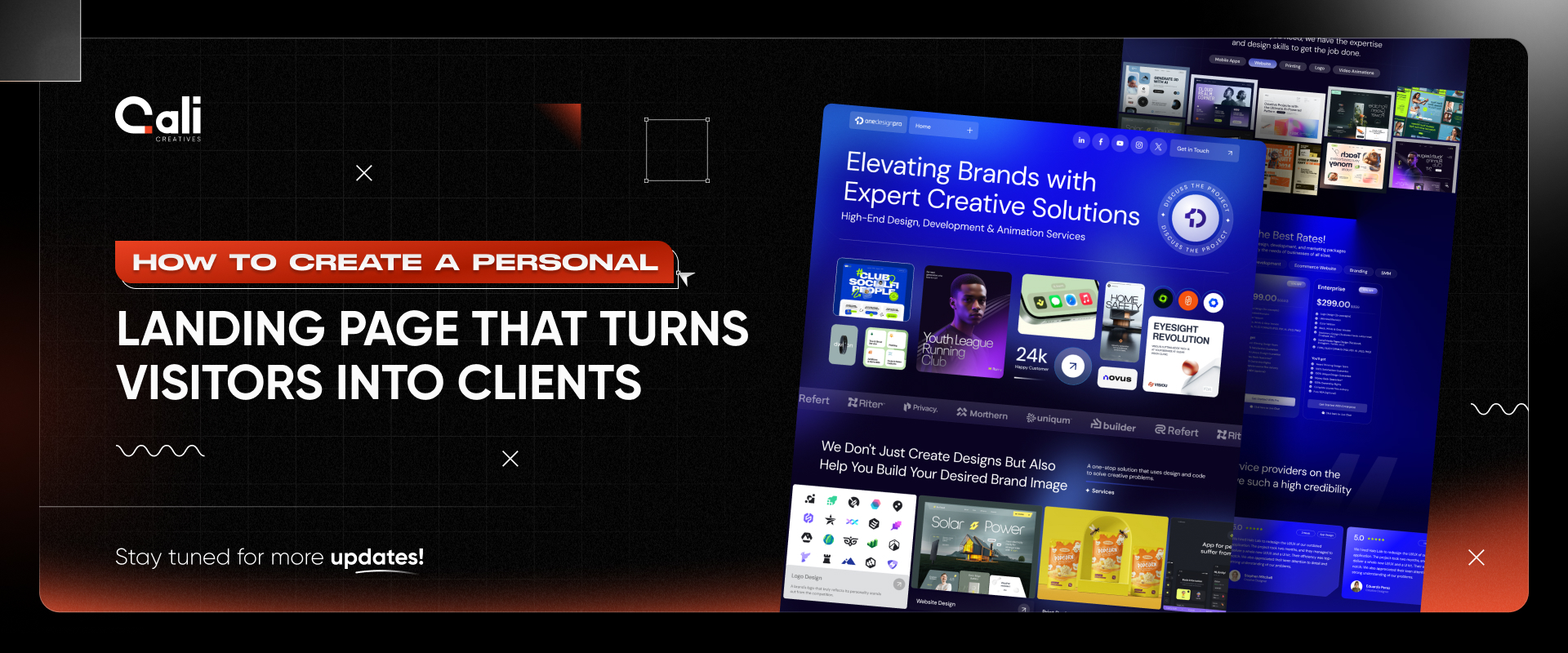 Personal Landing Page That Turns Visitors into Clients